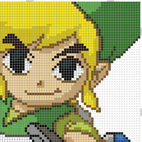 The Legend of Zelda пиксельарт