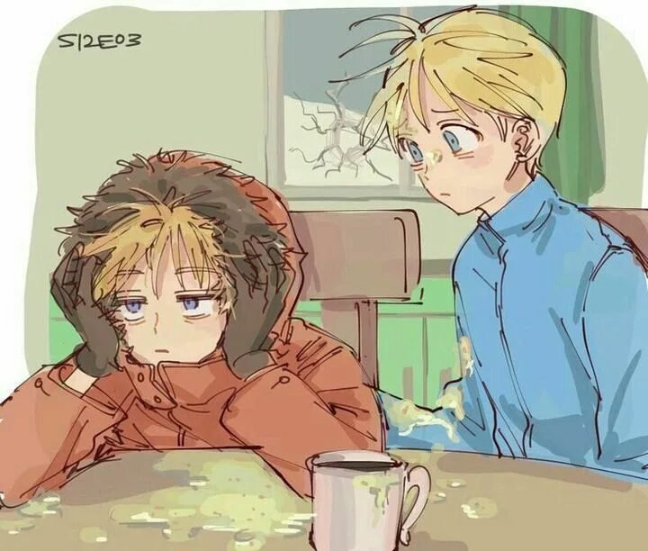 Кенни маккормик и Баттерс
