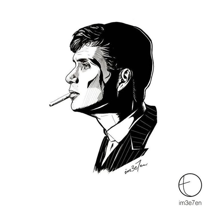 Киллиан Мерфи рисунок