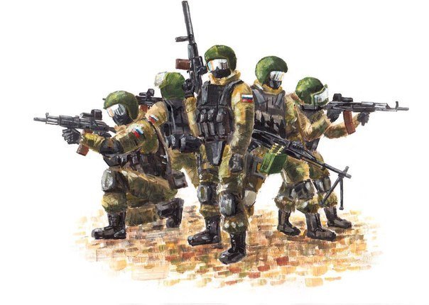 Спецназ рисунок