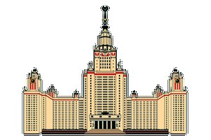 Университет Ломоносова рисунок