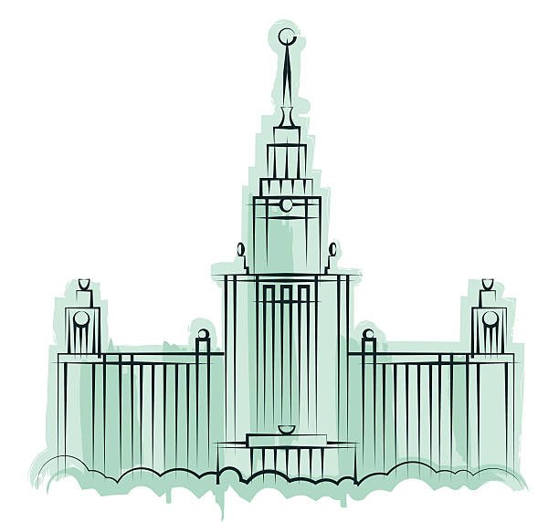 МГУ карандашом