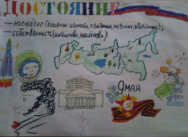 Рисунок к гимну России