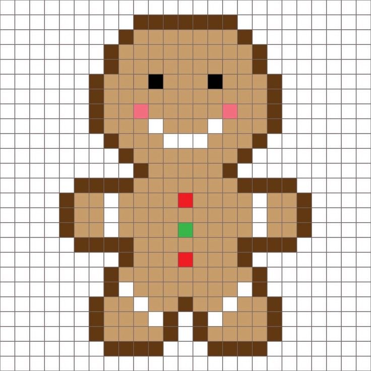 Рисунки по клеточкам лёгкие