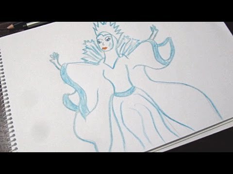 Иллюстрация к снежной Королеве легкая