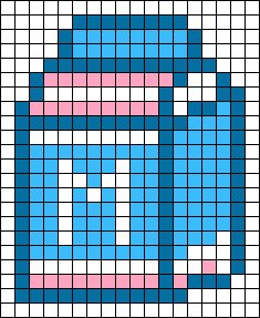 Рисунки по клеточкам без черного контура
