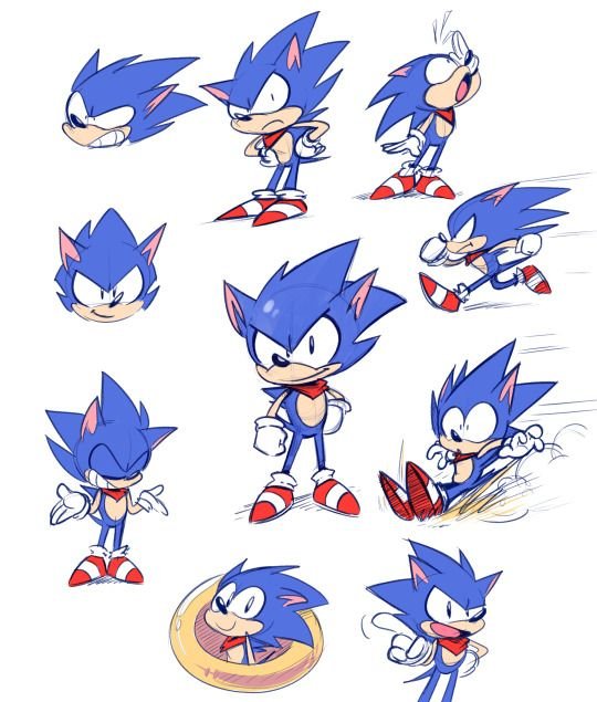 Sonic and Classic Sonic