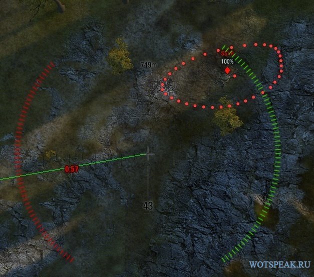World of Tanks арта прицел