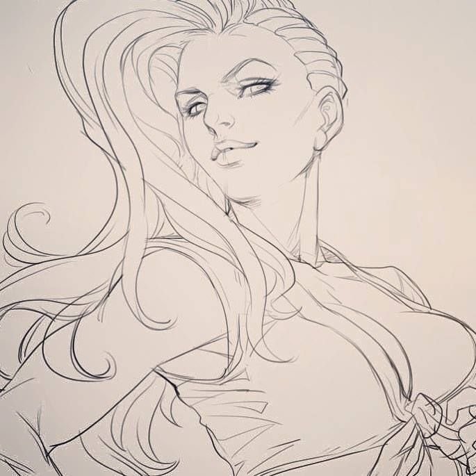 Stanley Artgerm lau Sketch