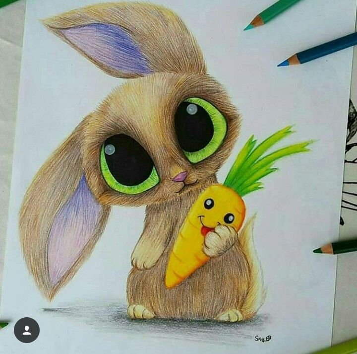 Идеи для рисования цветными карандашами