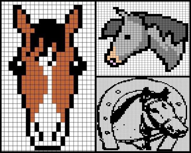 Рисунки по клеточкам
