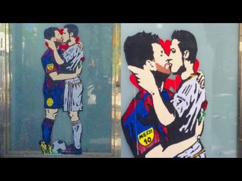 Криштиану Роналду и Лионель Месси арт яой