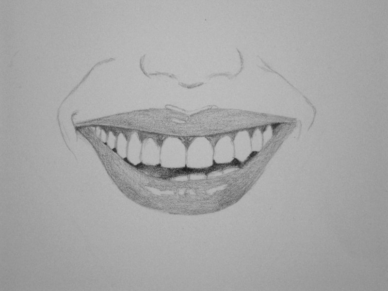 Губы рисунок