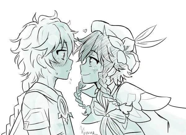 Genshin Aether x Venti