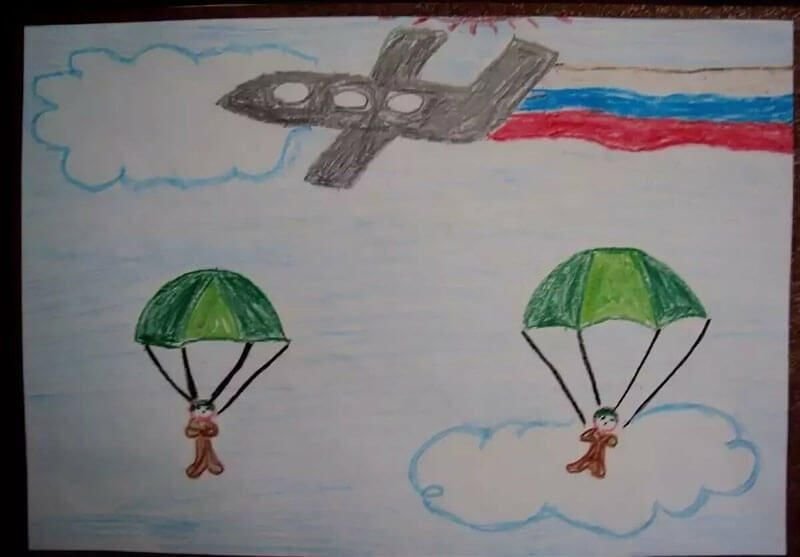 Рисование с детьми к 23 февраля
