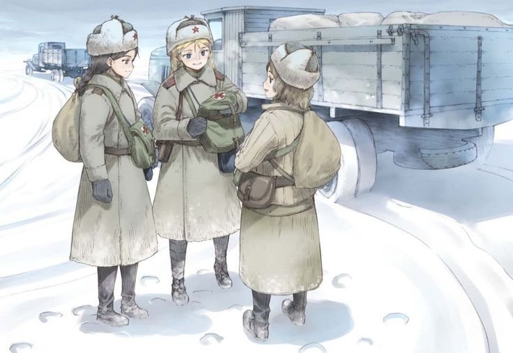 Русские в аниме