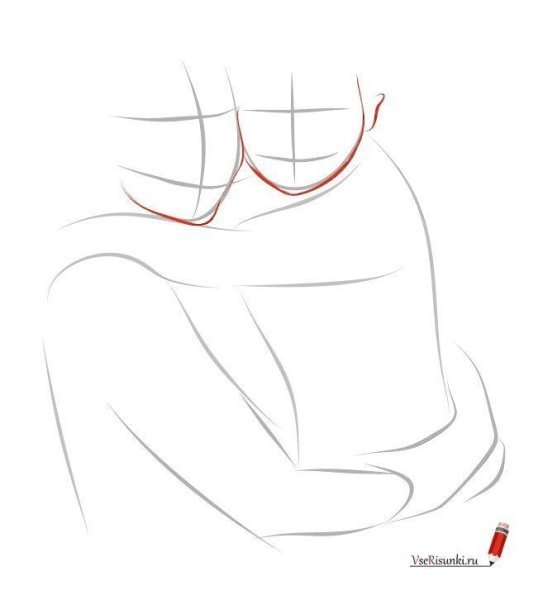 Рисунок женщины карандашом