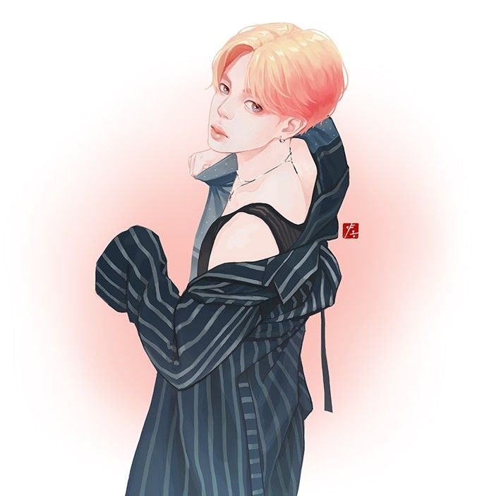 RM Jimin pregnant fanart