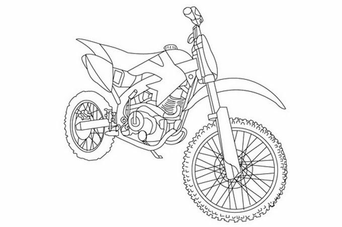 Ирбис ТТР 125 раскраска