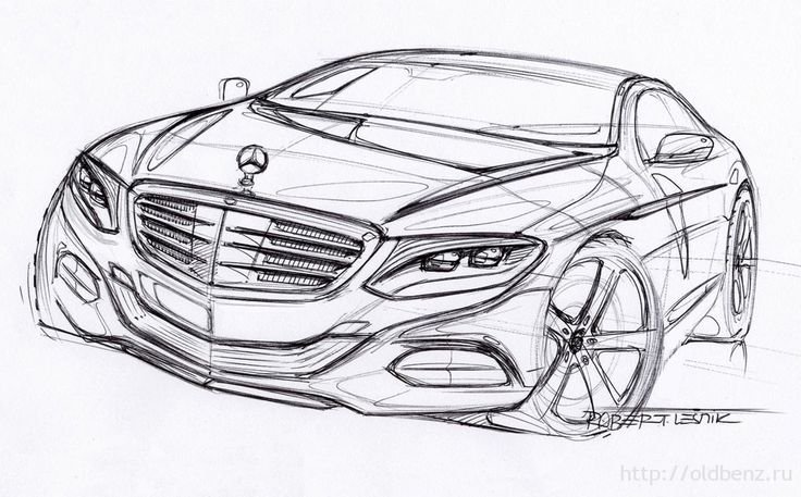 Рисунок Мерседес АМГ 63