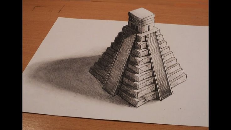 Пирамида Хеопса 3d ручка