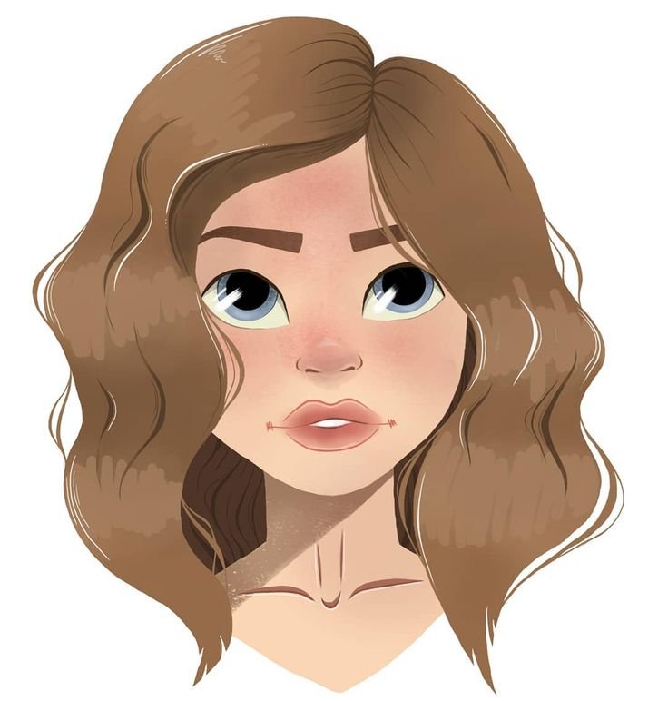 Девушка рисунок