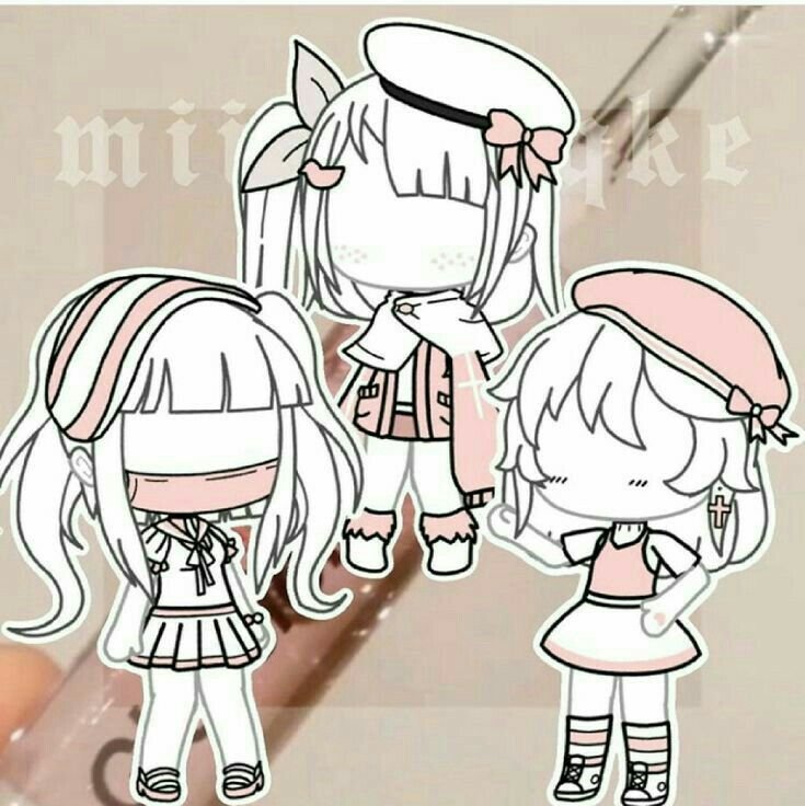 Gacha Life для рисования с одеждой
