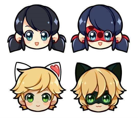 Леди баг и супер кот Chibi