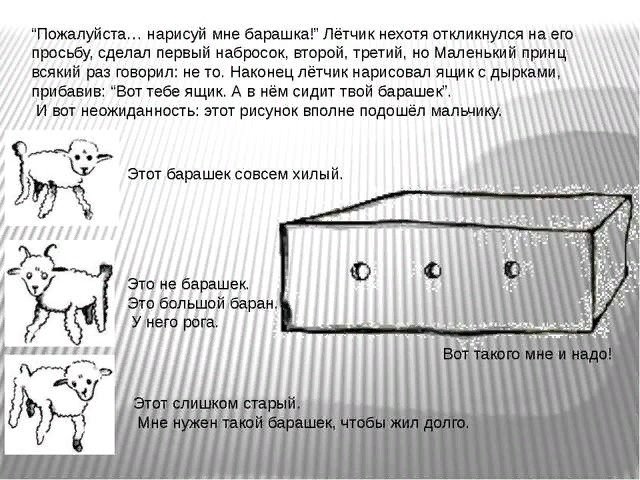 Барашек из маленького принца