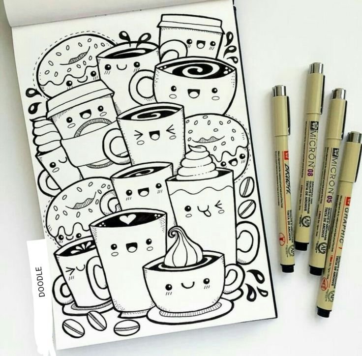 Маленькие рисунки для скеч бука