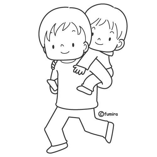 2 Мальчика рисунок