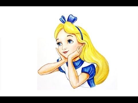 Как нарисовать Алису в стране чудес