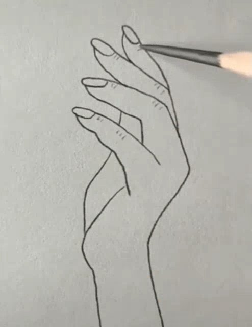 Рука рисунок