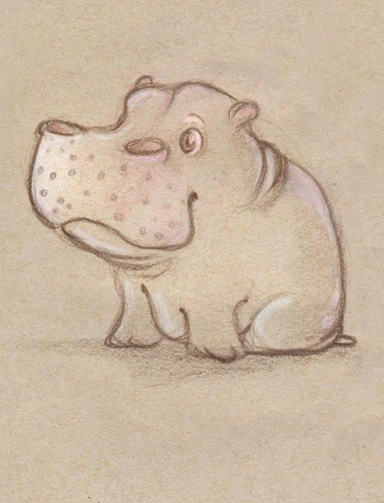 Рисование бегемота