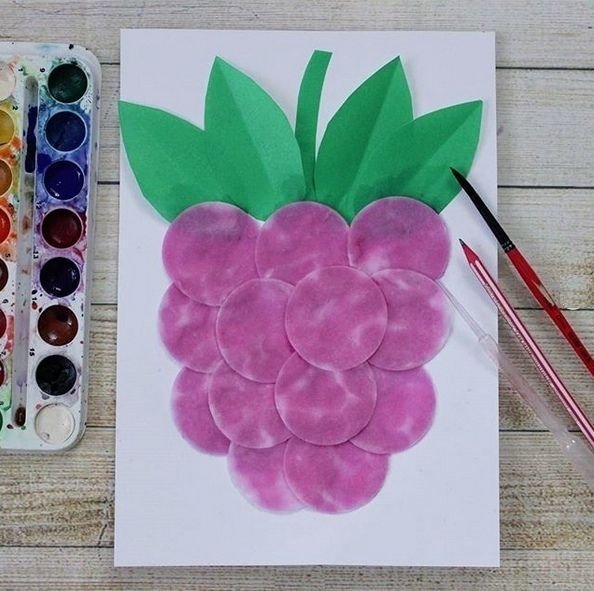 Аппликация фрукты
