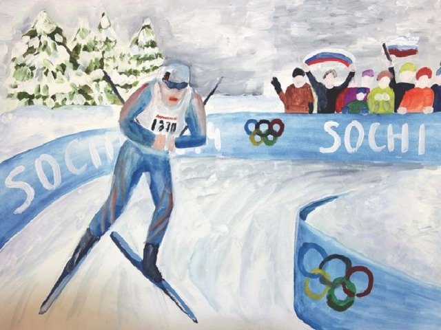 Рисунок на тему Олимпийские игры