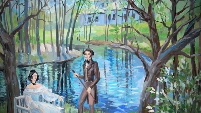 Рисунок к стиху я помню чудное мгновенье