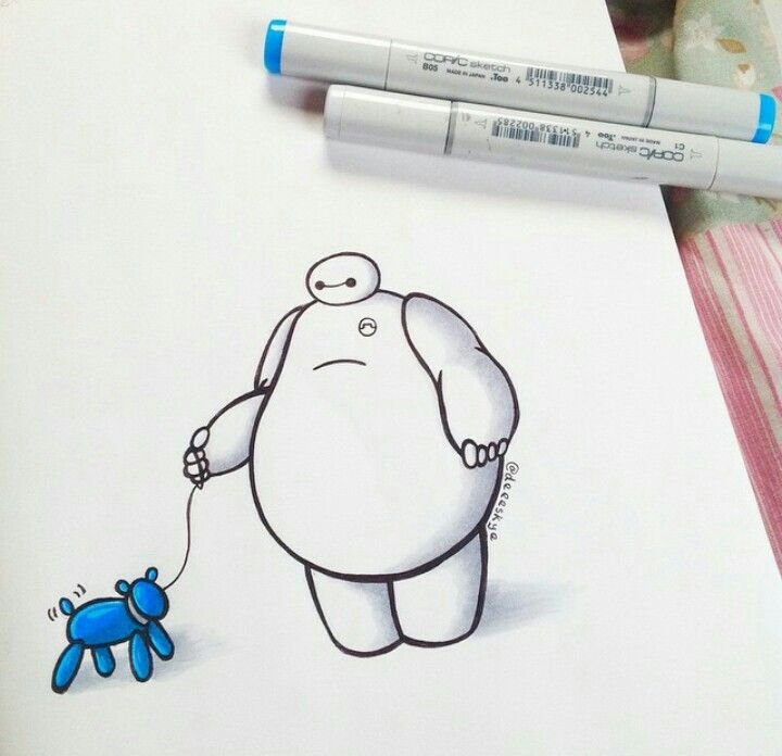 Идеи для рисунков маркерами легко