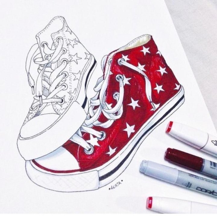 Кеды рисунок