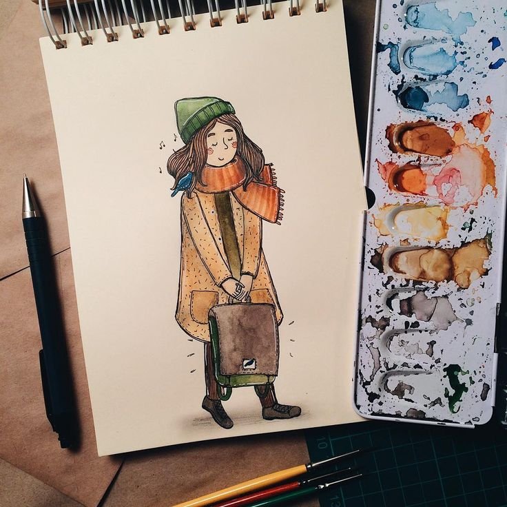 Рисование в скетчбуке