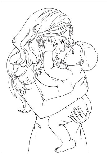 Рисунок ко Дню матери