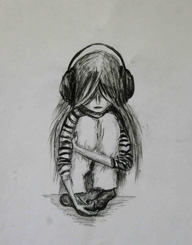 Грустные рисунки