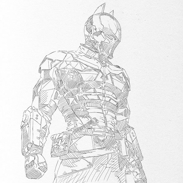 Batman Arkham Origins раскраска