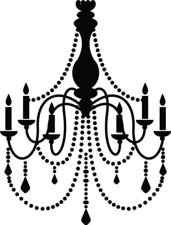 Люстра трафарет