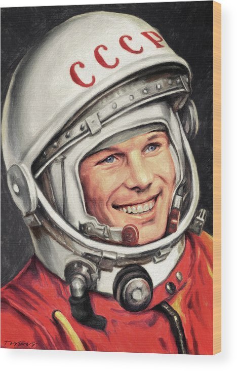 Юрий Гагарин рисунок
