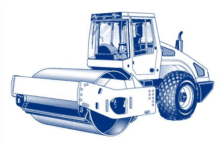 Каток дорожный грунтовый DM-617