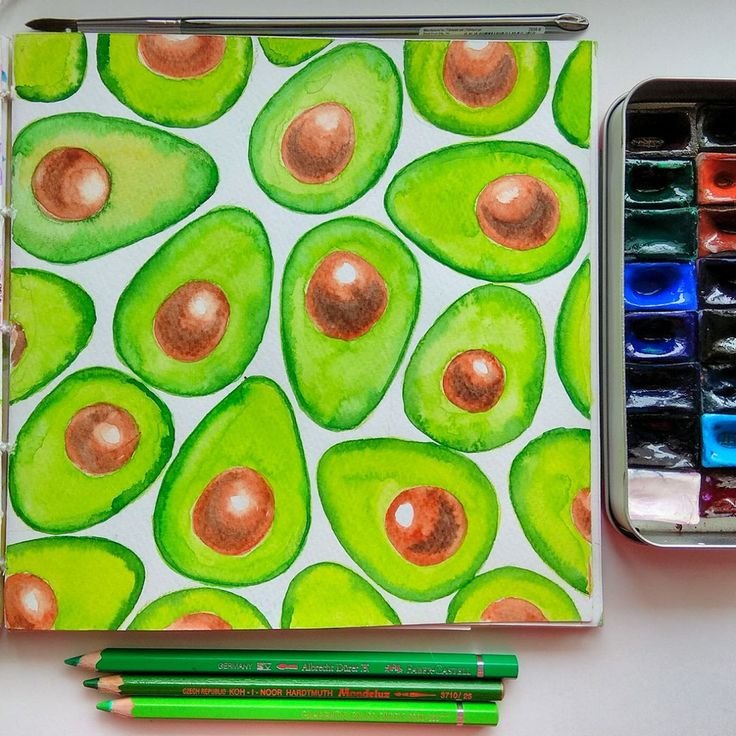 Идеи для рисунков фруктов