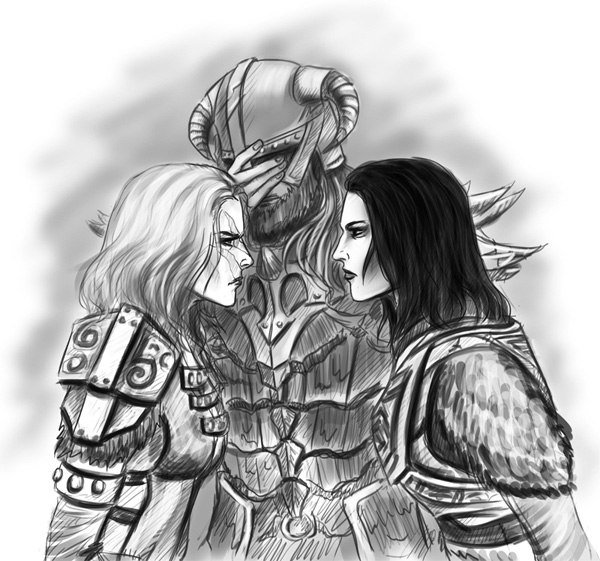 The Elder Scrolls серана и Довакин