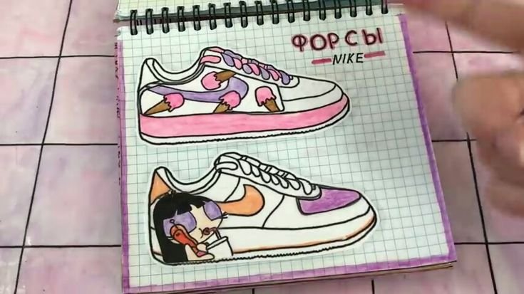 Бумажные сюрпризы кроссовки