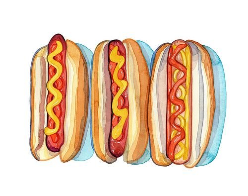 Hotdog illustration